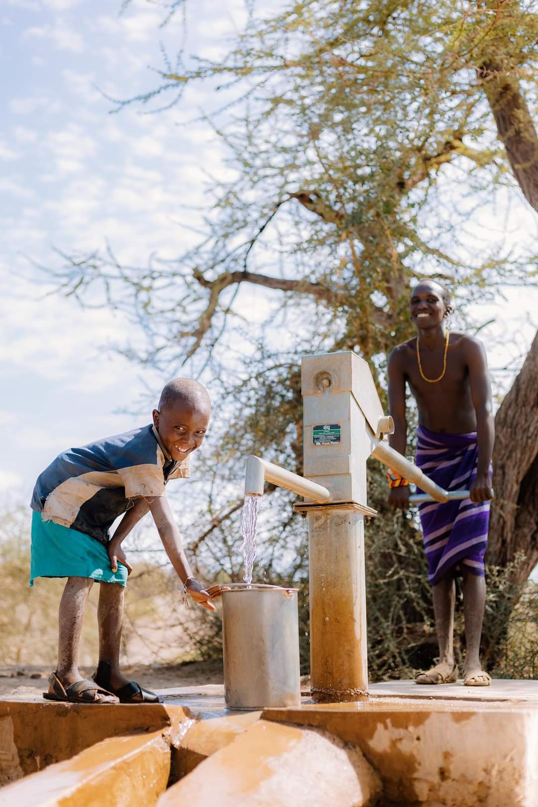 Water Tower and Solar Pump Installation